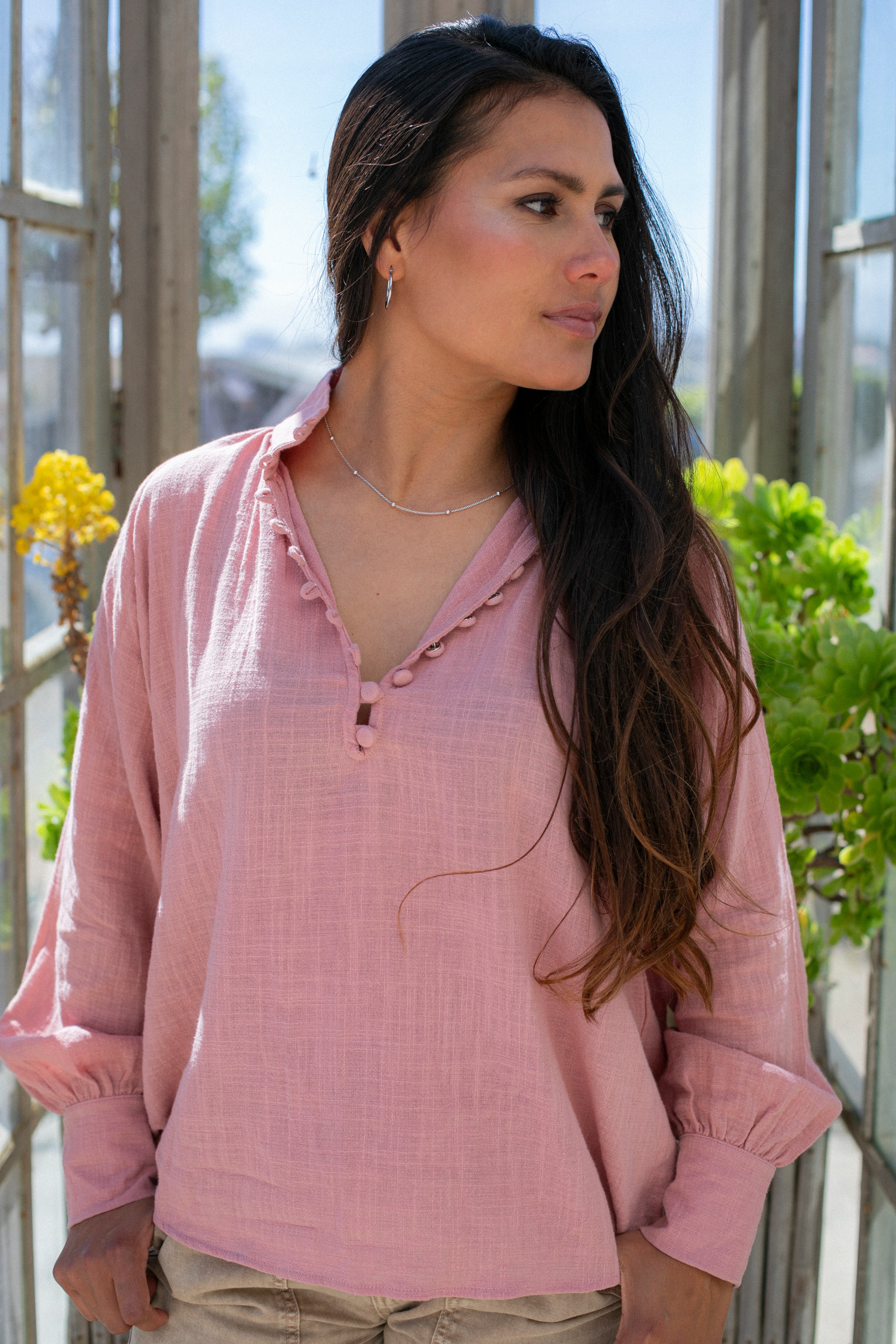 Blusa Ericeira Rosa