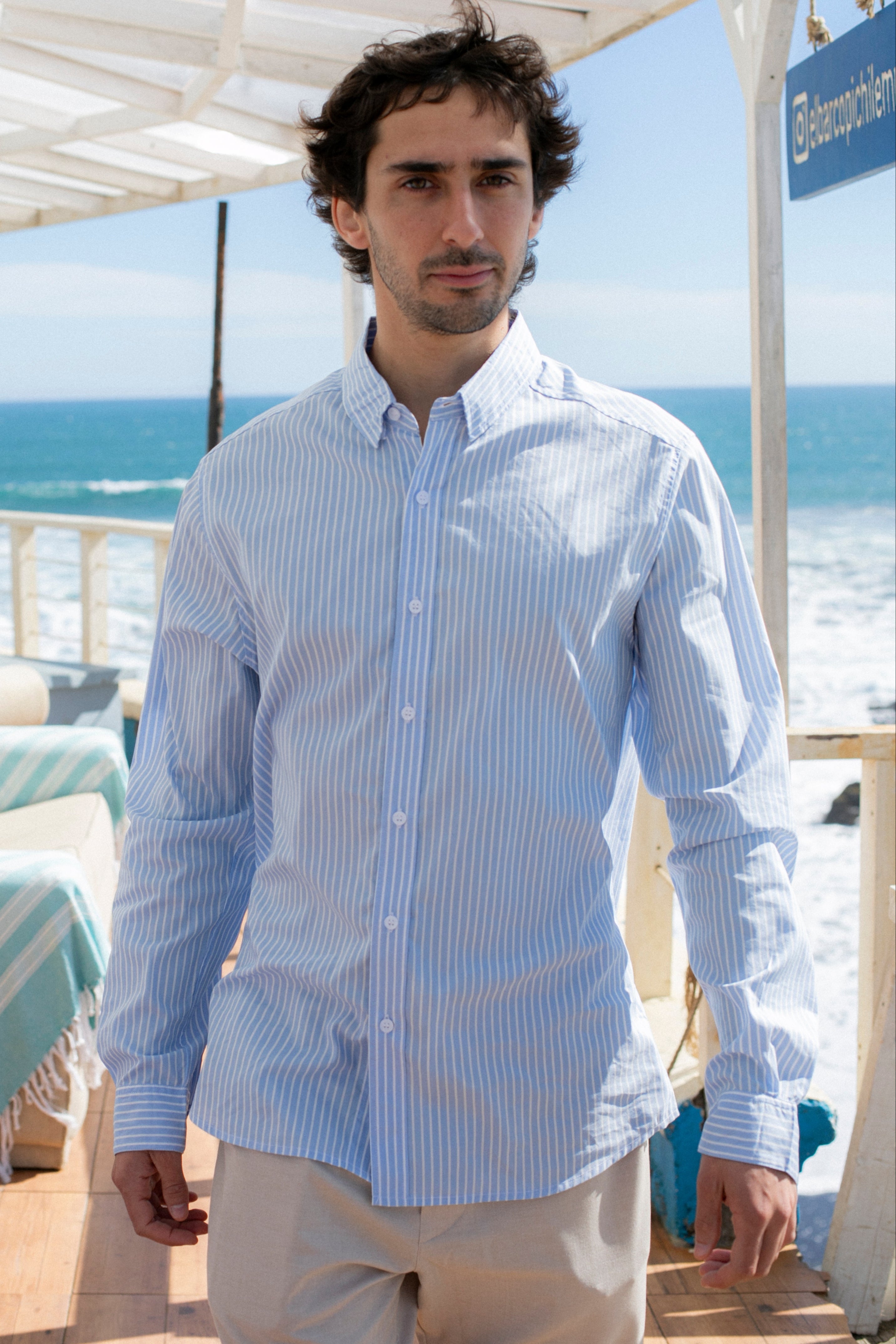 Camisa Furore Celeste