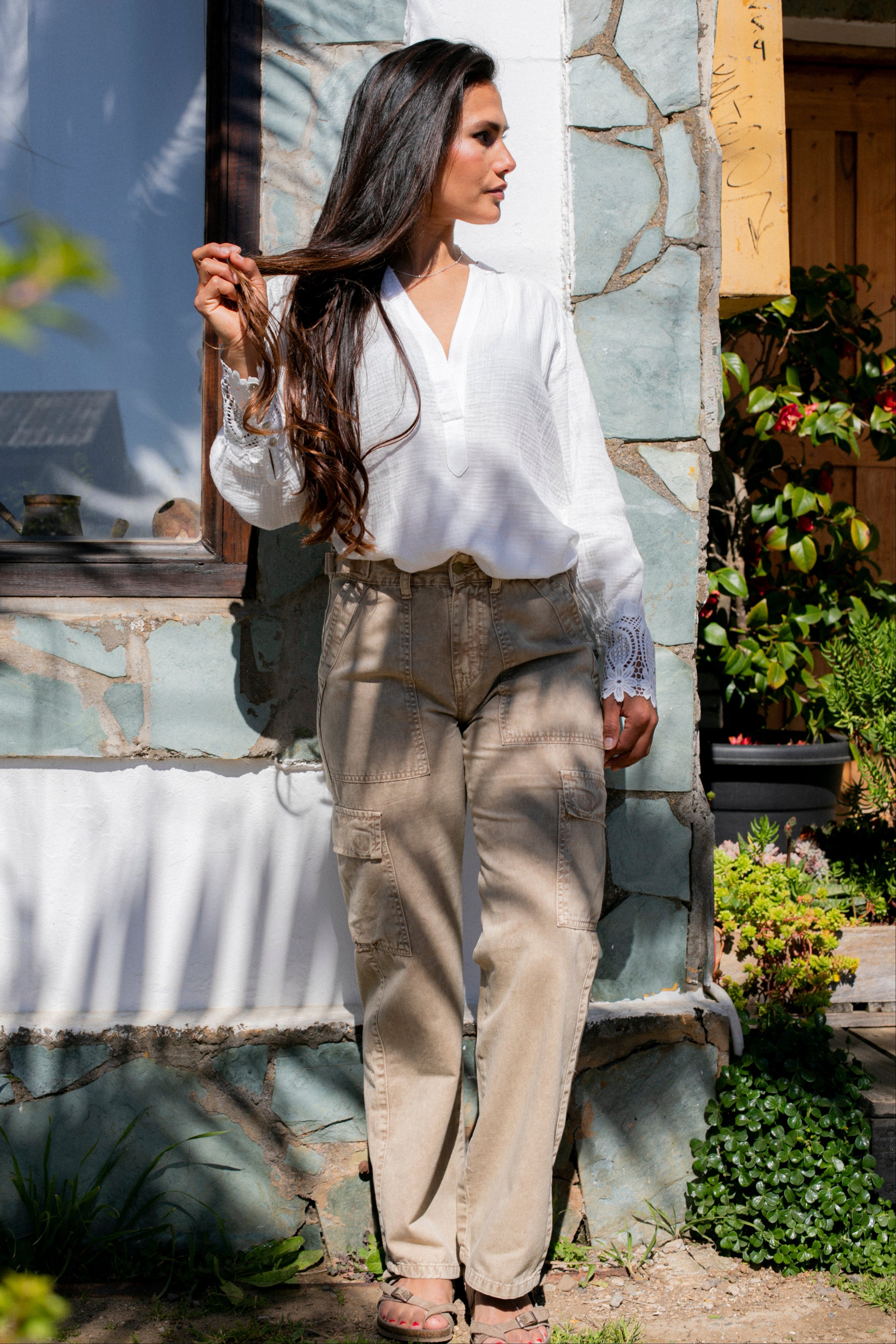 Pantalón Costa Beige