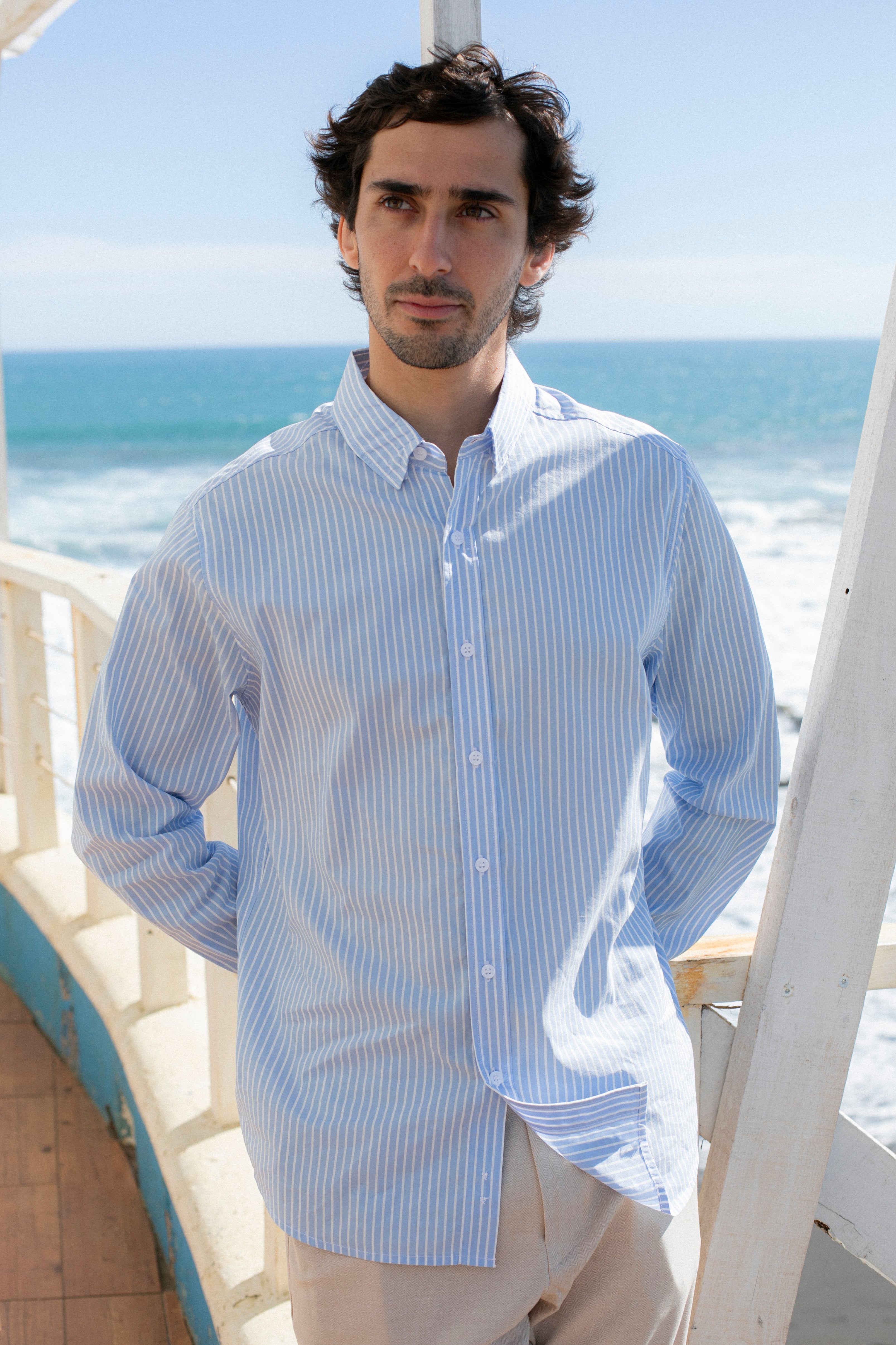 Camisa Furore Celeste